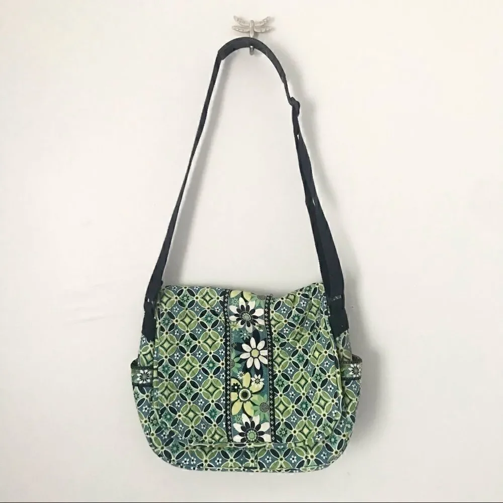Vera Bradley Daisy Daisy messenger diaper bag